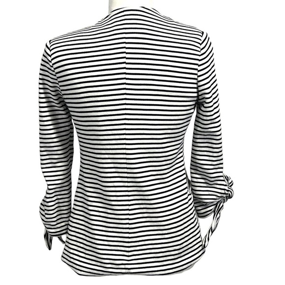 OLIVIA Moon Tie Sleeve Knit Open Front Blazer Jacket Woman’s - Picture 9 of 16